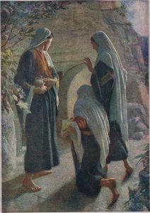 Woman at the Sepulchre by Harold Copping